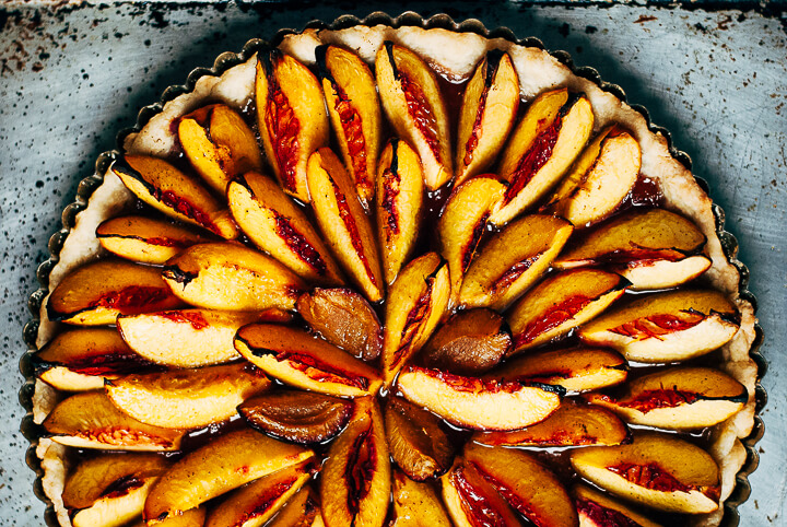 brown butter nectarine tart // brooklyn supper